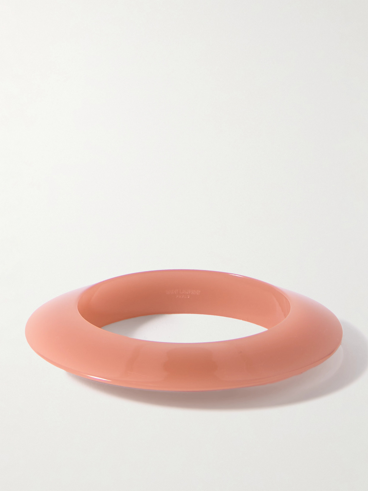 Saint Laurent Resin Bracelet In Pink