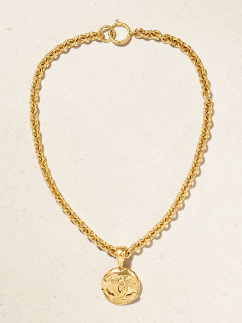 Vintage Chanel plated Necklace