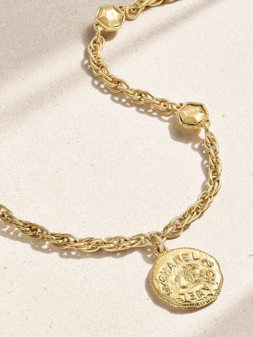 Vintage Chanel plated Necklace