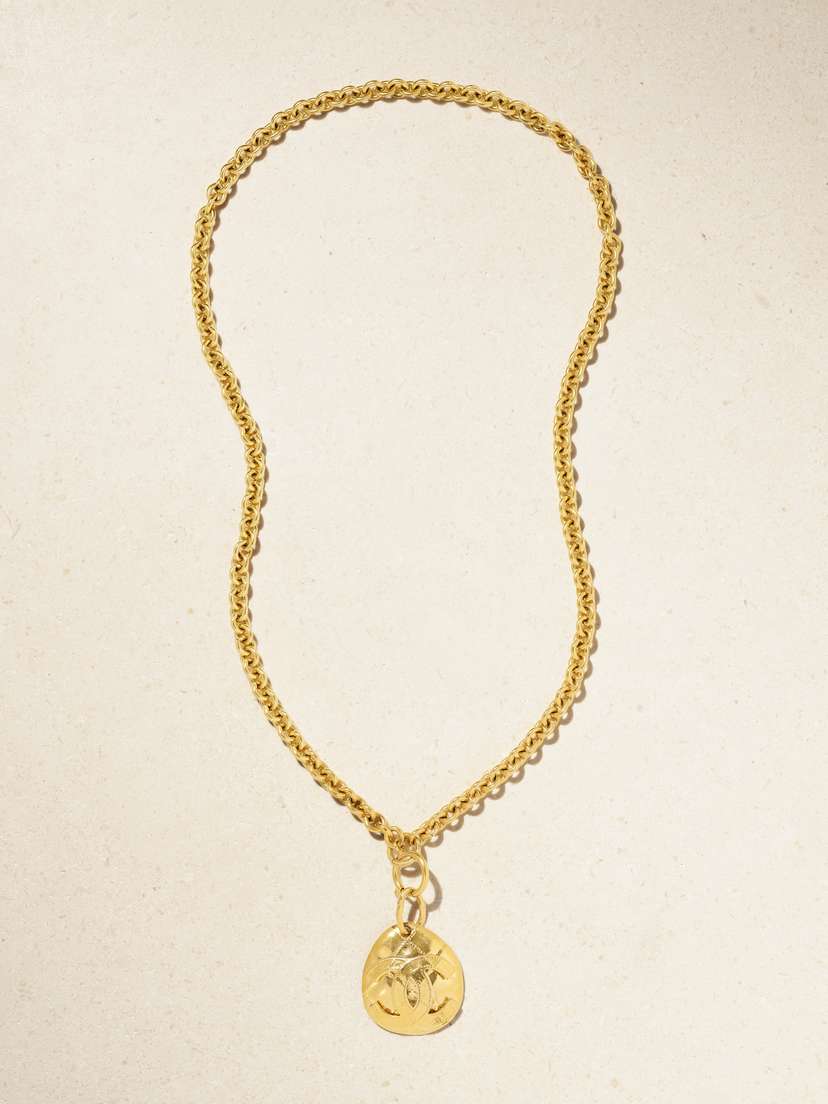 Vintage Chanel plated Necklace