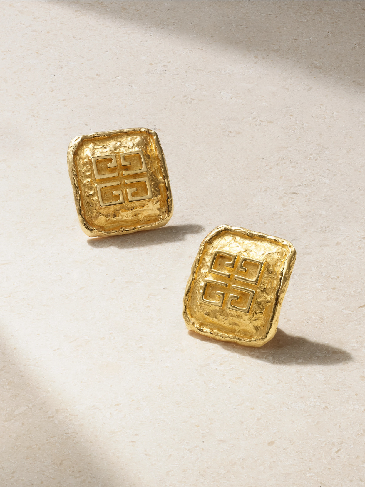 Susan Caplan Vintage - Givenchy Gold-plated Clip Earrings - One size