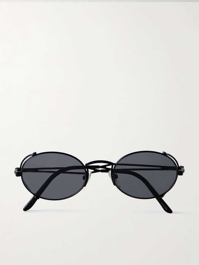 Jean Paul Gaultier Arceau Oval-frame Metal Sunglasses
