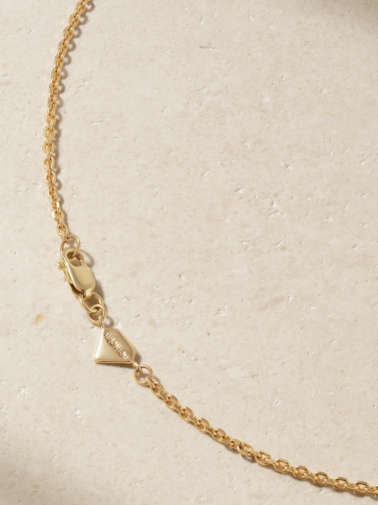Alison Lou In Your Feels Wheel 14-karat Gold And Enamel Multi-stone Necklace In Gold