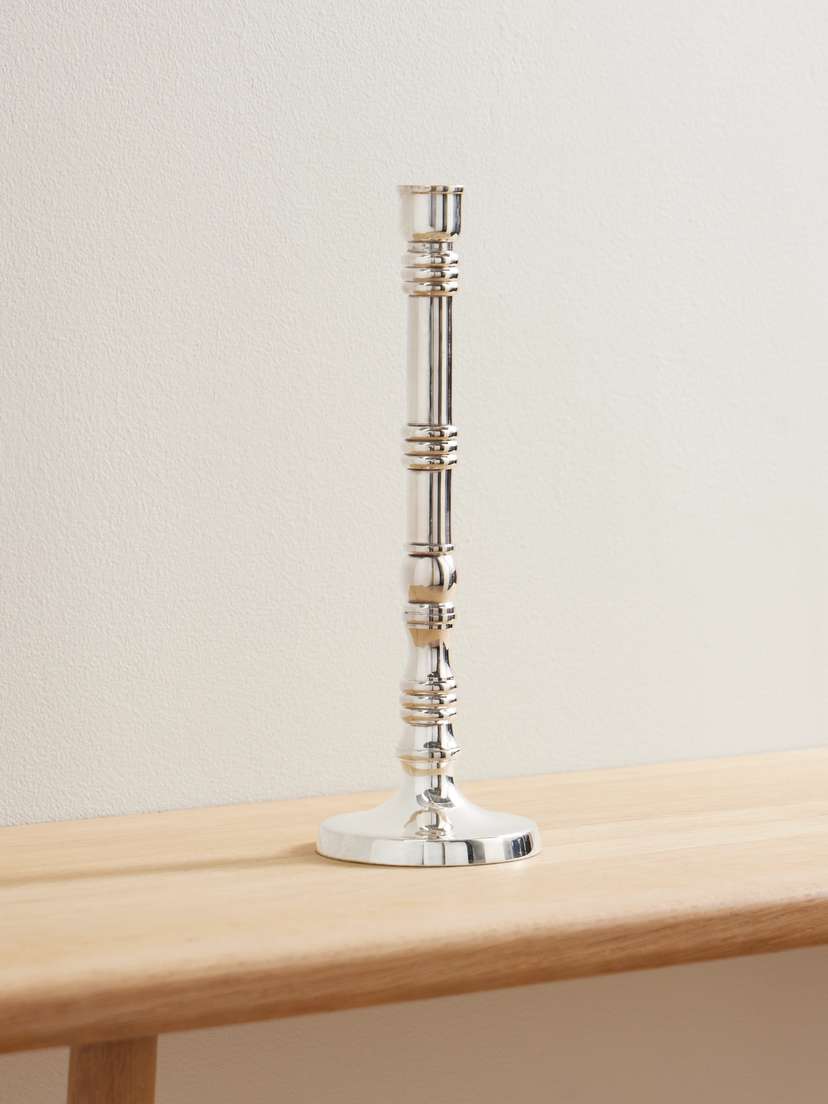 Soho Home Stiden Medium Silver-plated Candleholder