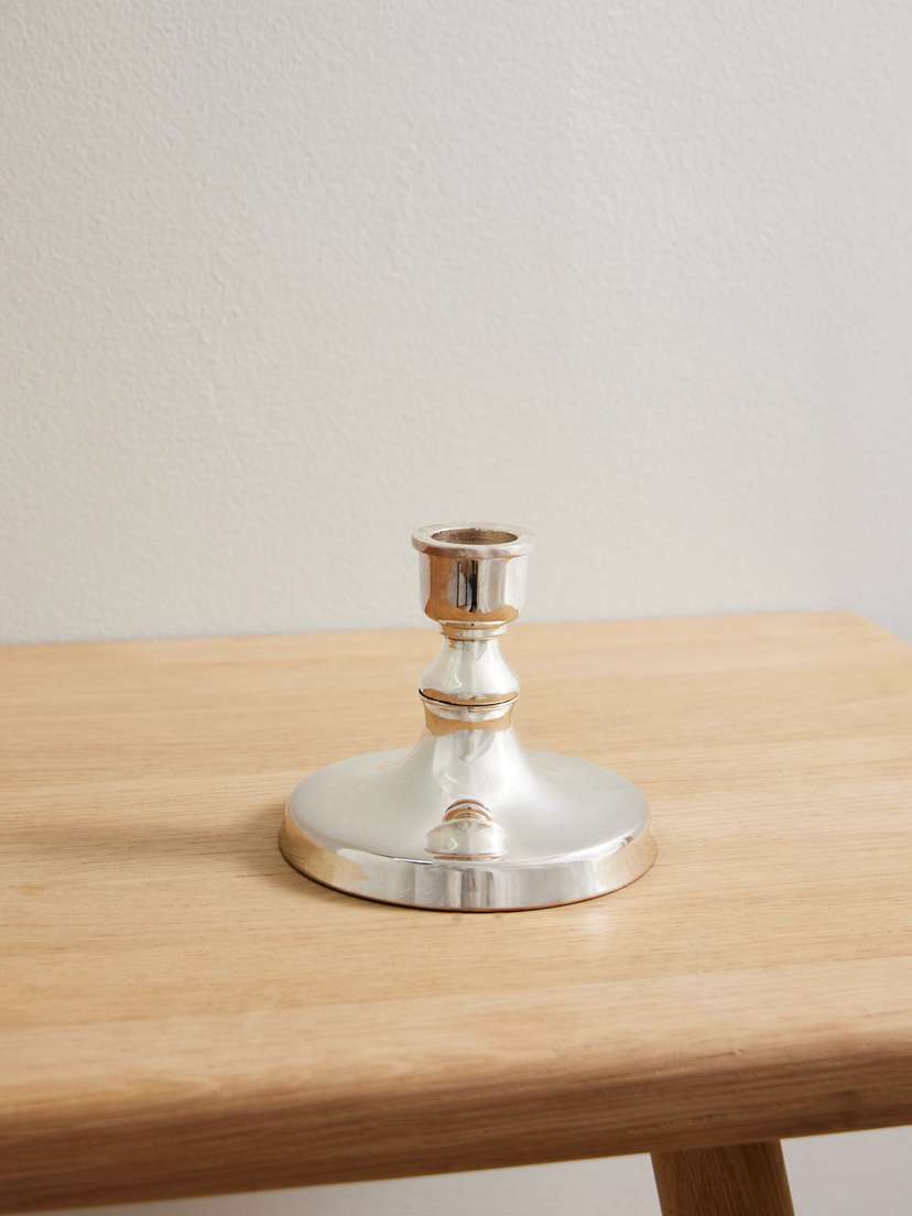 Soho Home Stiden Silver-plated Stainless Steel Candleholder