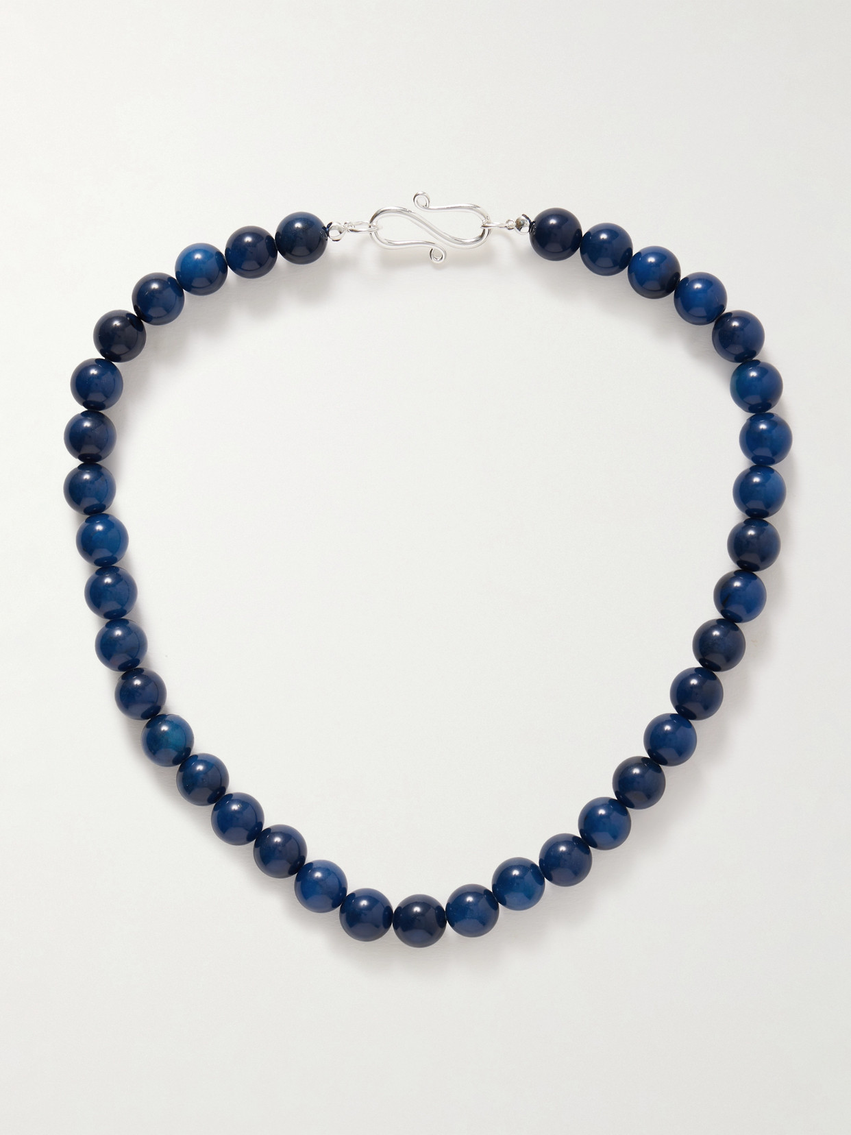 LIÉ STUDIO - The Mary Silver-tone Topaz Necklace - Blue
