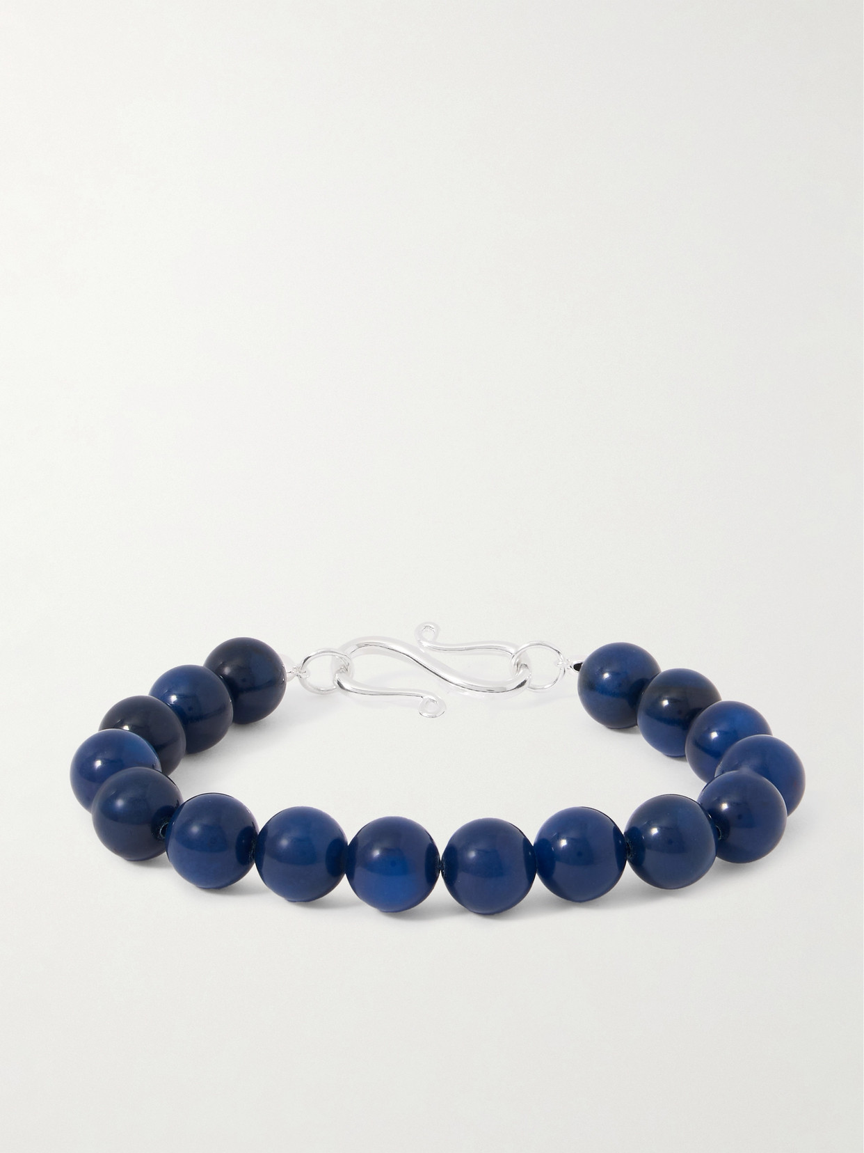 LIÉ STUDIO - The Mary Silver Blue Jade Bracelet - One size