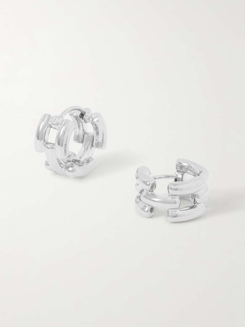 LIÉ STUDIO The Johanna Silver Hoop Earrings