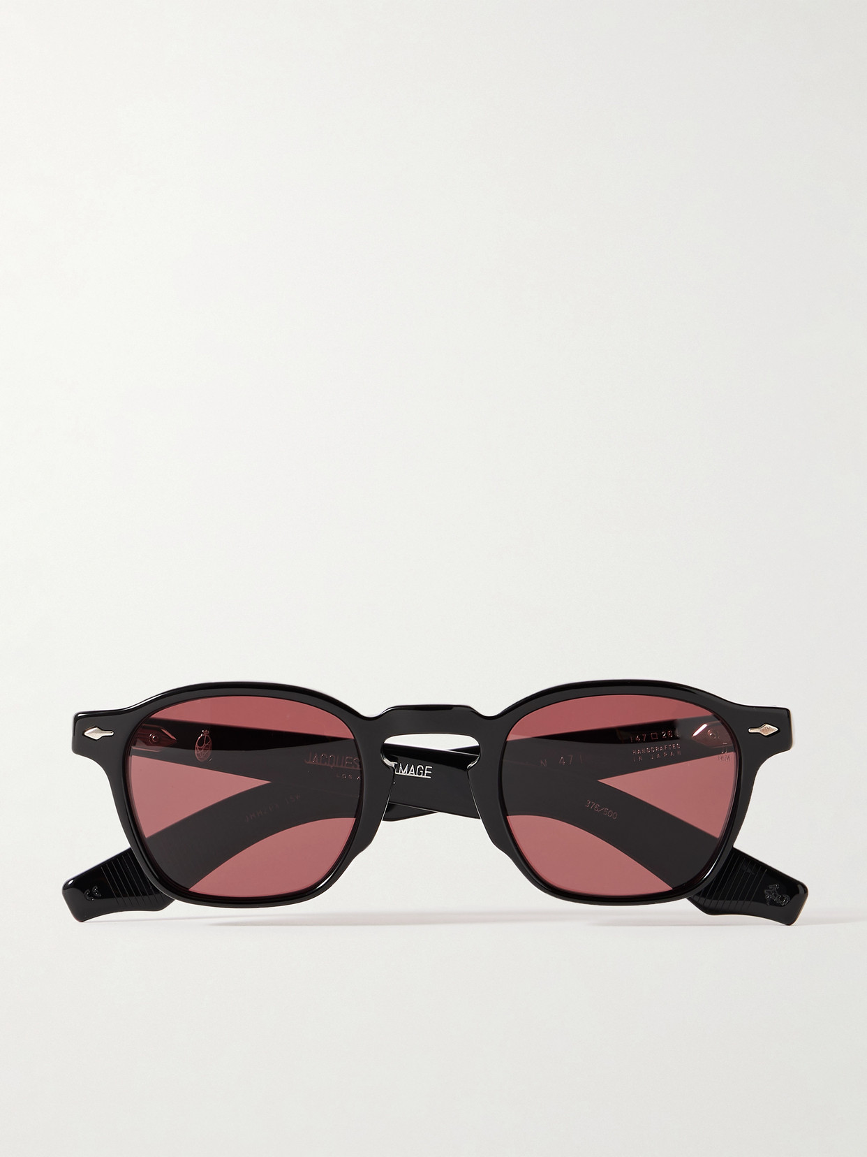Jacques Marie Mage Zephirin D-frame Acetate Sunglasses In Black