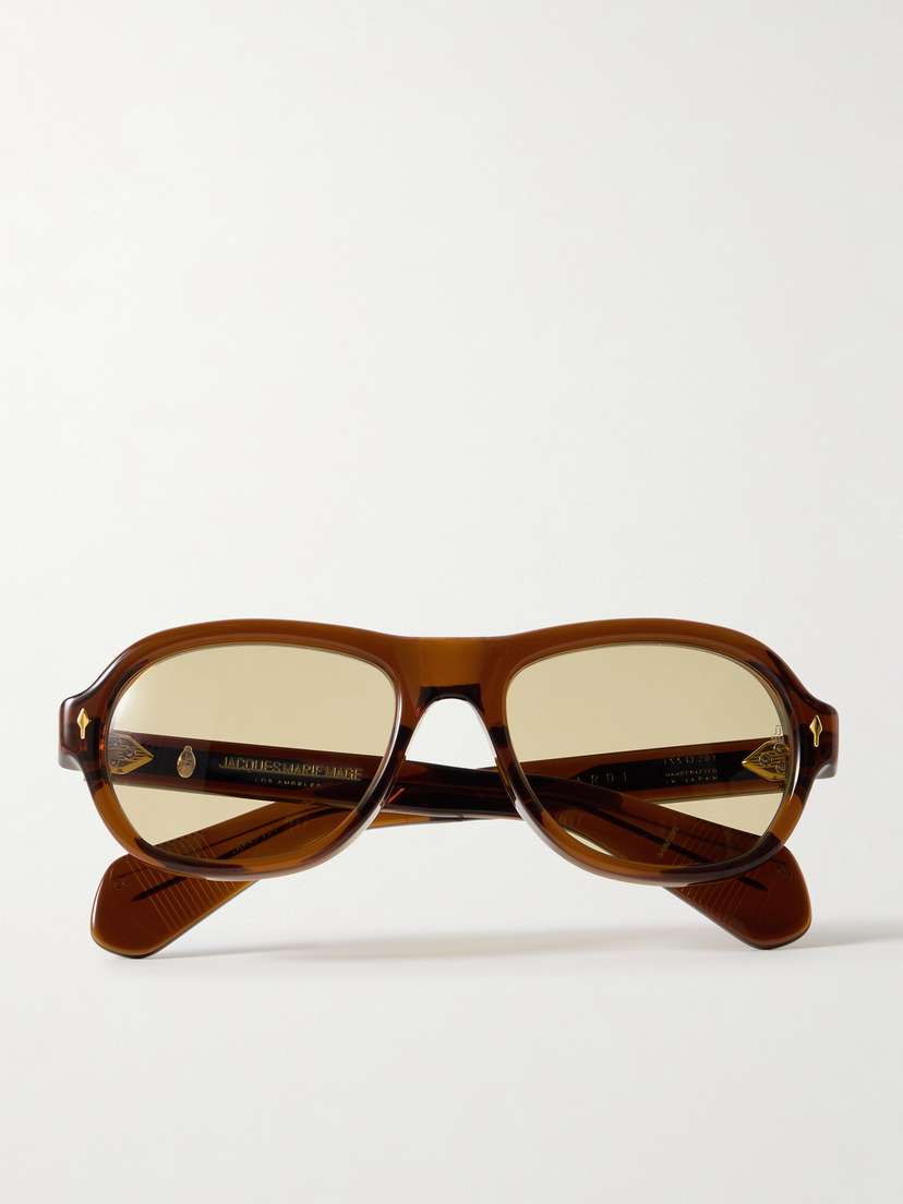 Jacques Marie Mage Richard Aviator-style Acetate Sunglasses