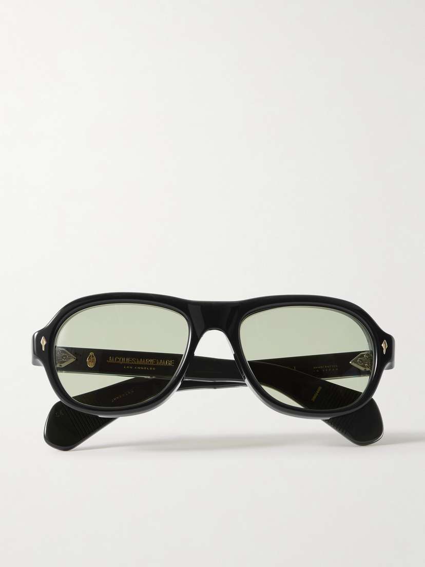 Jacques Marie Mage Richard Aviator-style Acetate Sunglasses