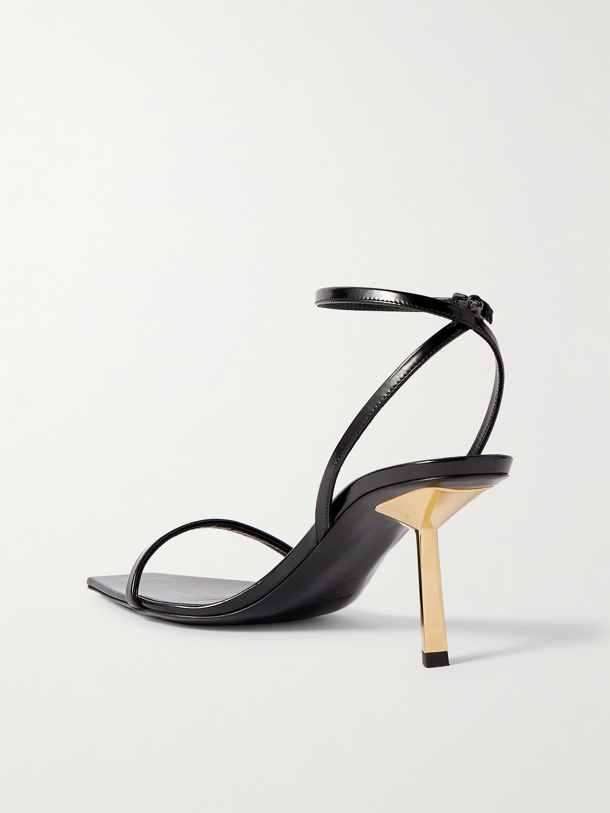 Saint Laurent 75mm Lee Sandals In Black