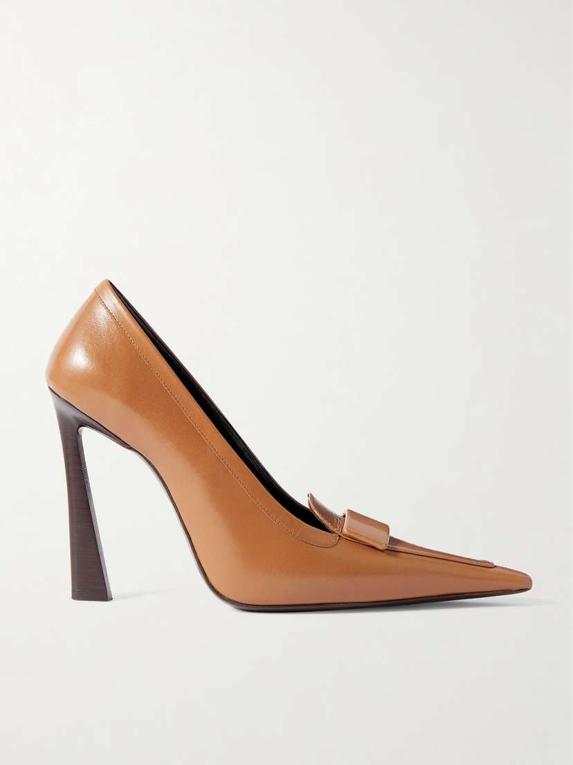 Saint Laurent D'orsay Glossed-leather Pumps