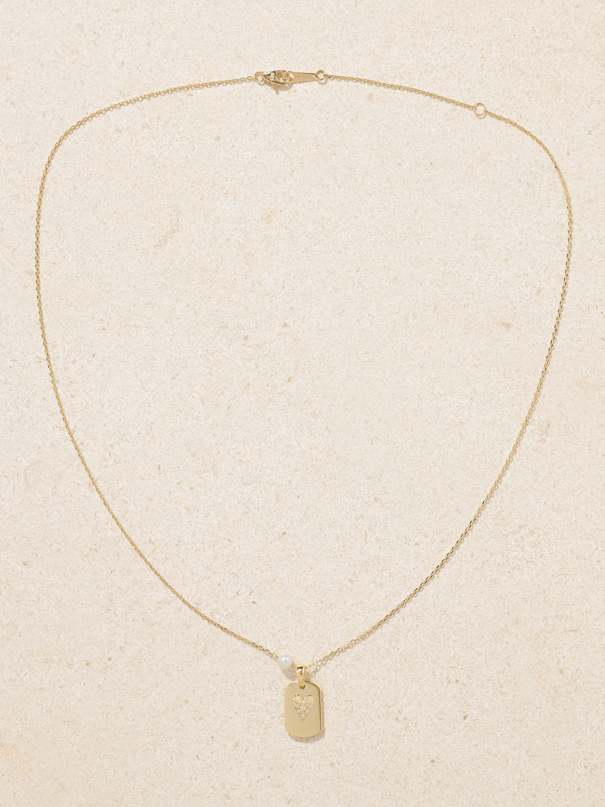 Mizuki 14-karat Gold, Pearl And Diamond Necklace In Unknown
