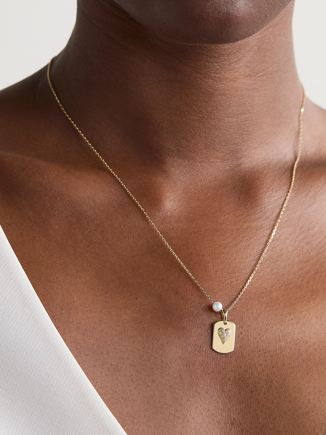 Mizuki 14-karat Gold, Pearl And Diamond Necklace In Unknown
