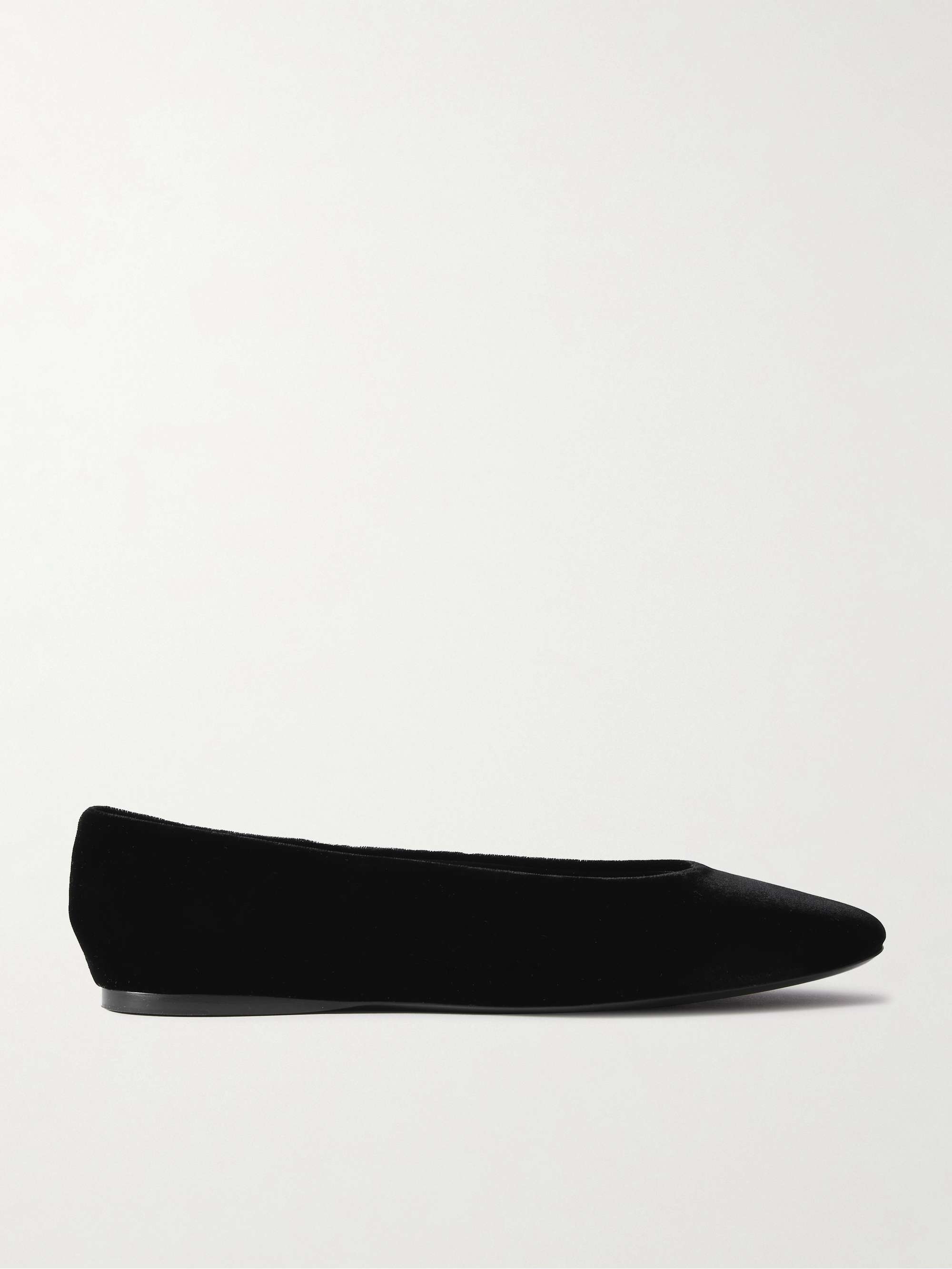 Ballerines en velours Gio noir EU 37.5