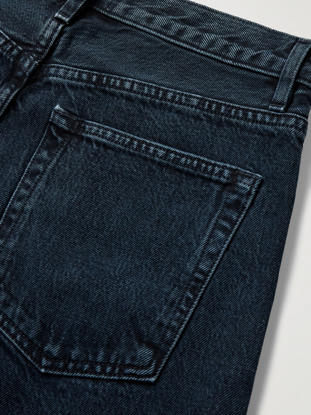 Frame The Bubble High-rise Barrel-leg Jeans In Blue