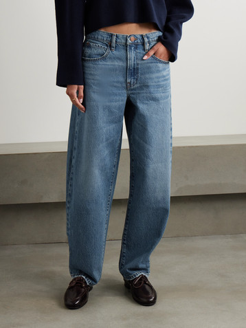 FRAME Low Slung Barrel boyfriend jeans