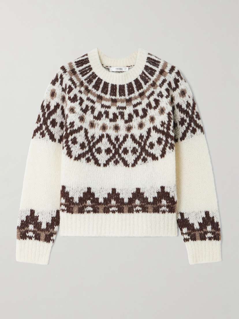 Frame Fair Isle Alpaca-blend Sweater