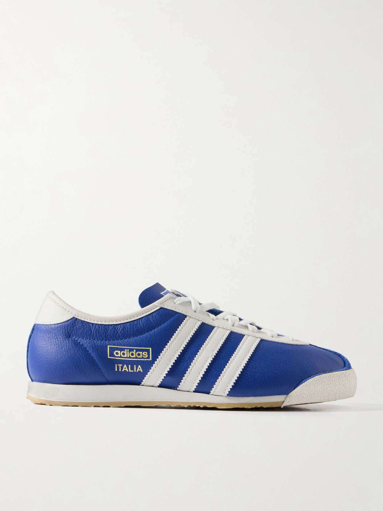 adidas Originals - + C.p. Company Italia Spezial Suede-trimmed Leather Sneakers - Blue