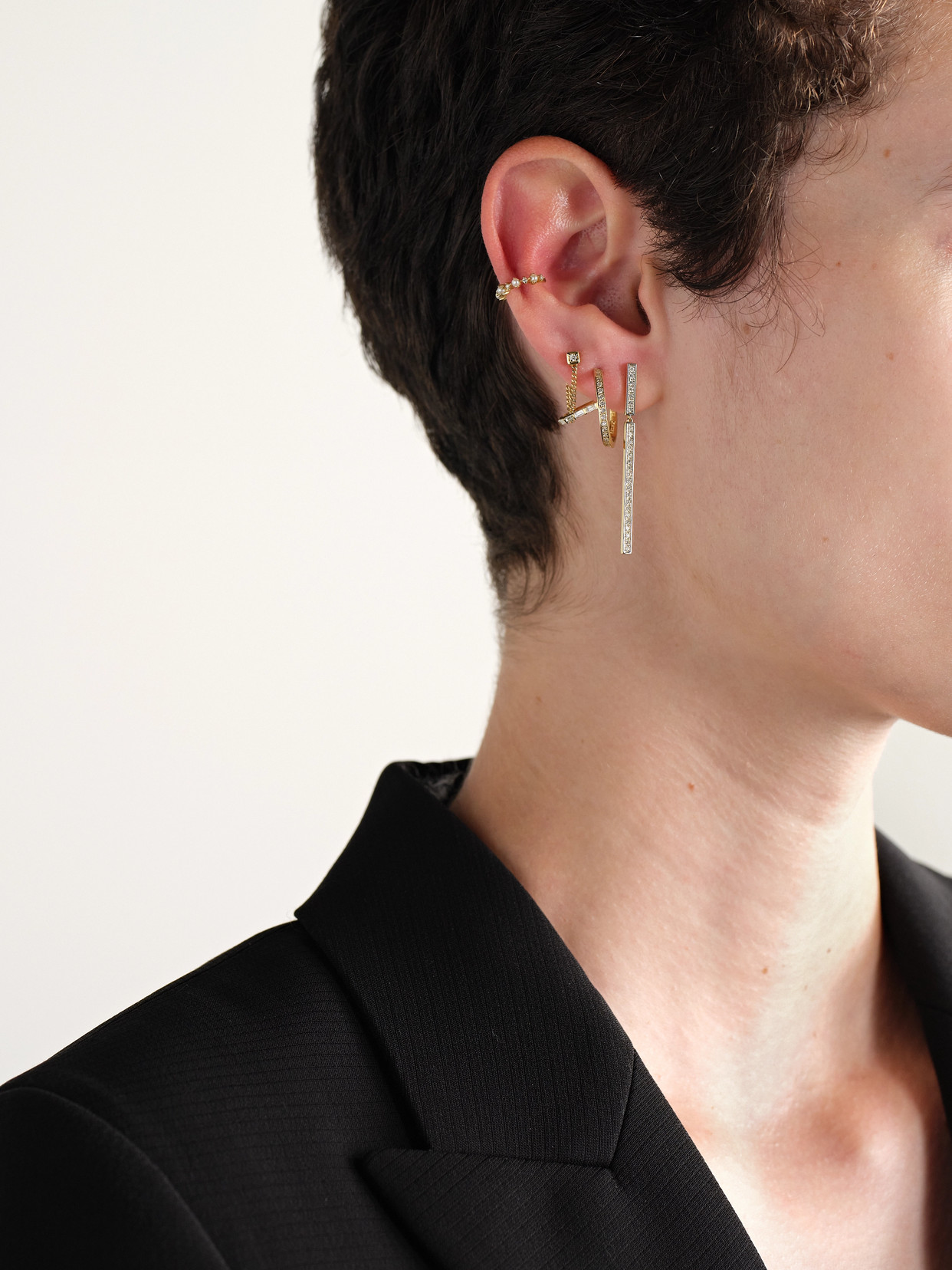 Mateo 14-karat Gold Diamond Earrings In Gold