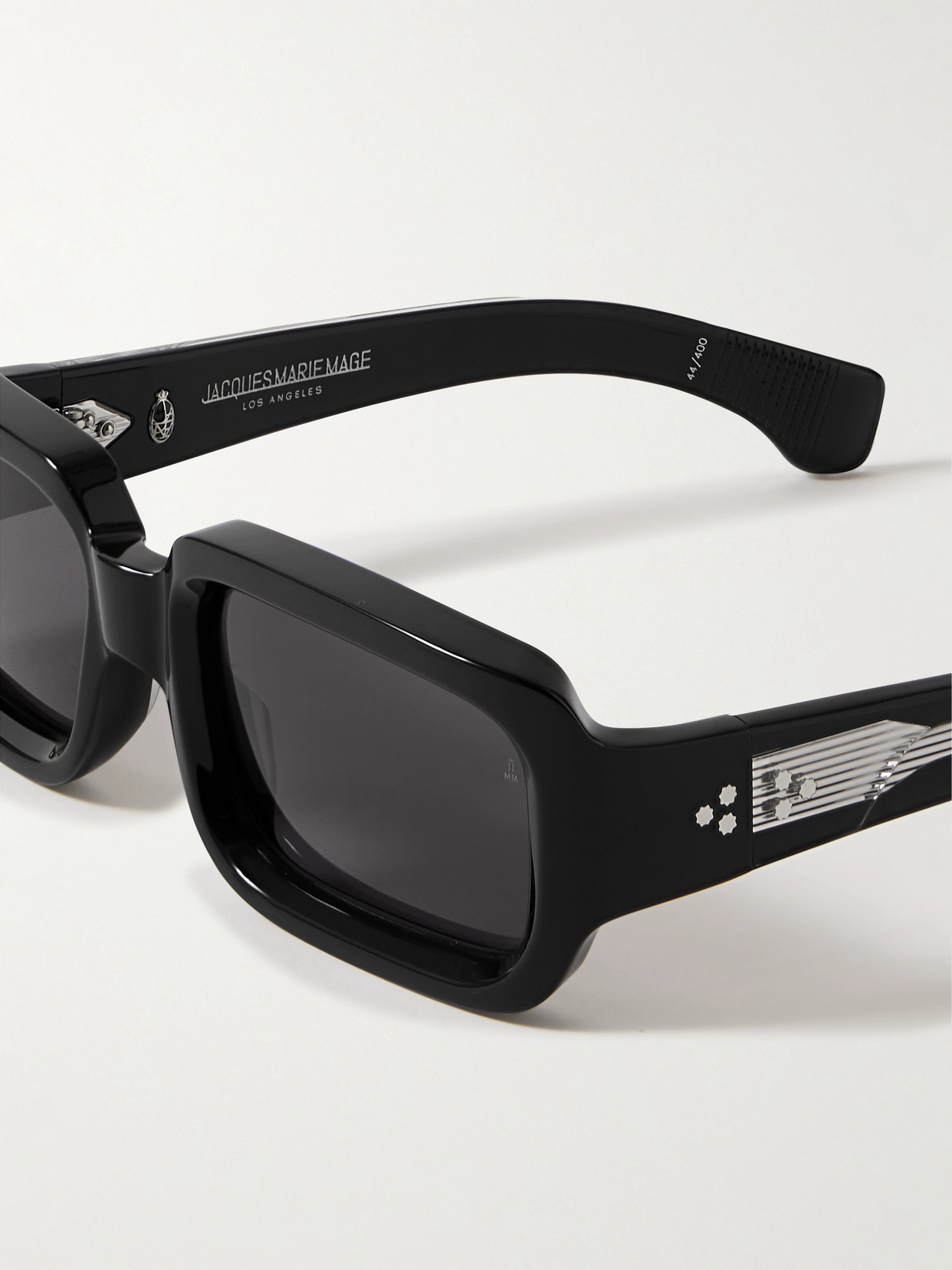 Jacques Marie Mage Vera Square-frame Acetate Sunglasses In Black
