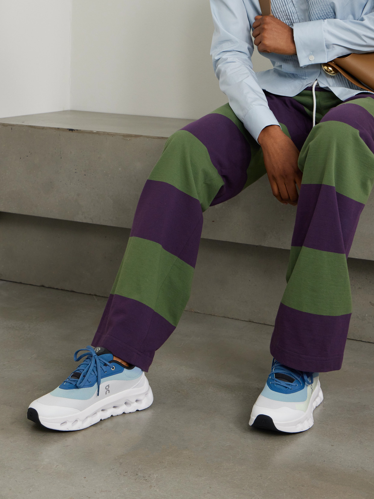 LOEWE + ON CLOUDTILT 2.0 STRETCH RECYCLED-KNIT SNEAKERS
