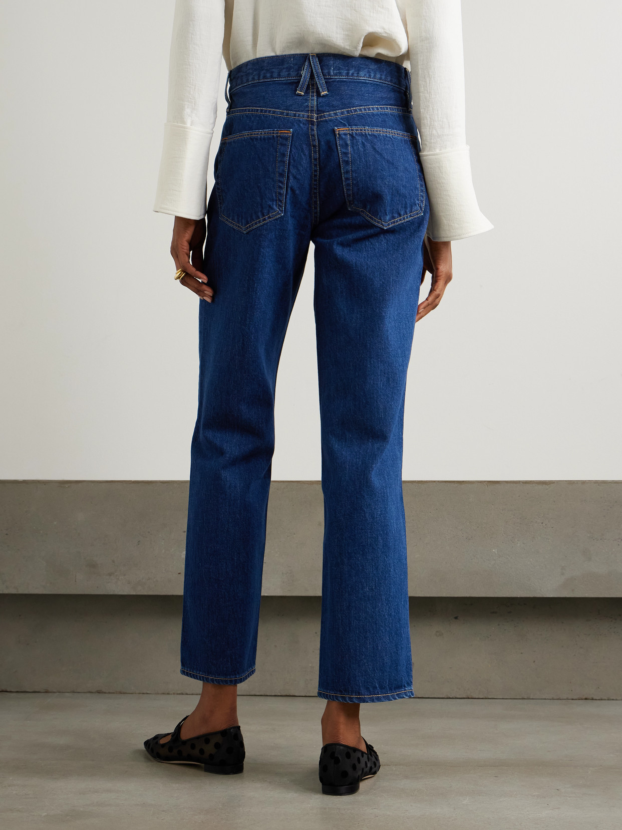 Shop Slvrlake Sophie High-rise Slim-leg Jeans In Blue
