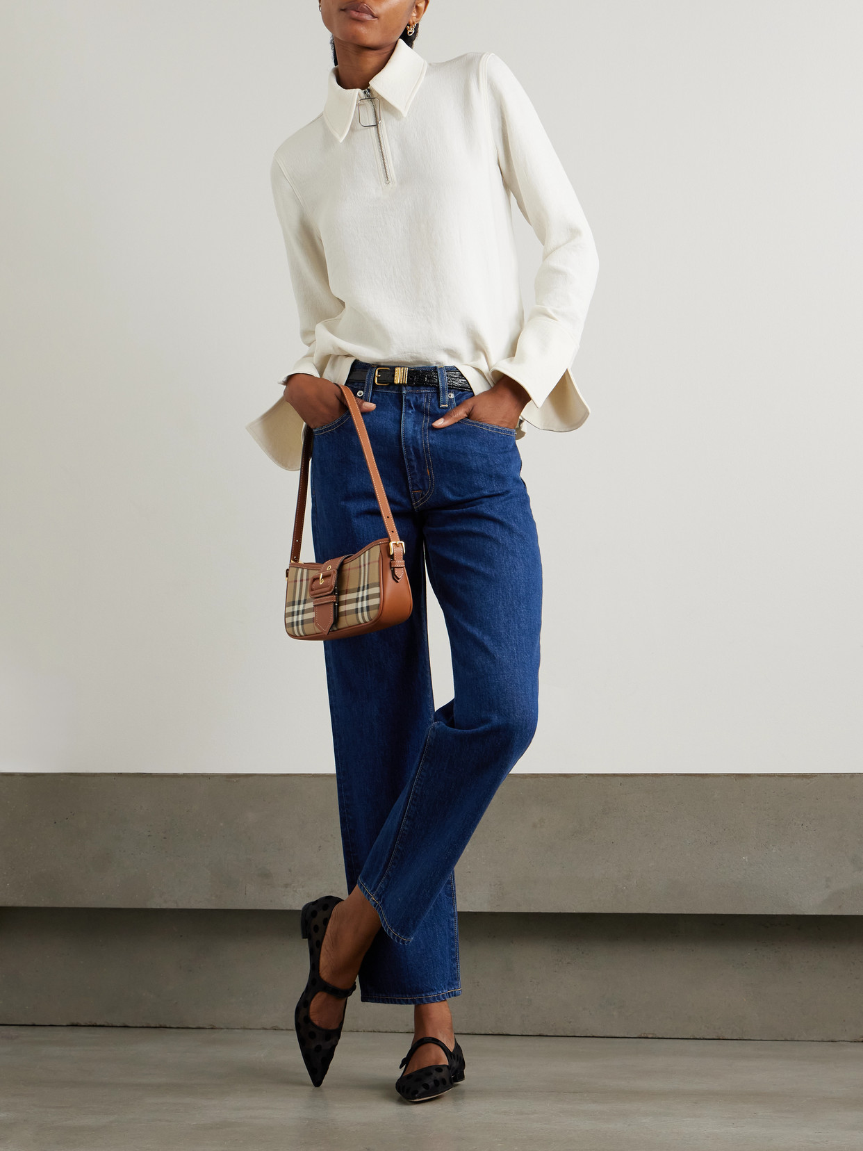 Shop Slvrlake Sophie High-rise Slim-leg Jeans In Blue