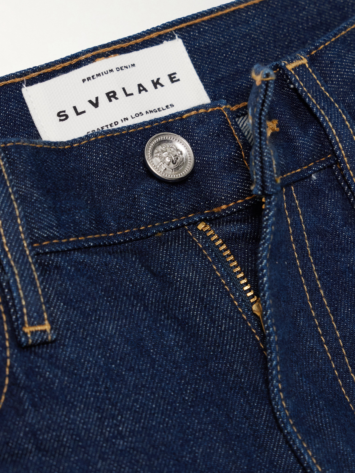 Shop Slvrlake Selena High-rise Wide-leg Jeans In Blue