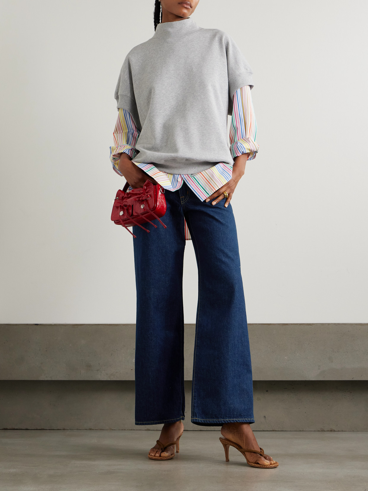 SLVRLAKE SELENA HIGH-RISE WIDE-LEG JEANS