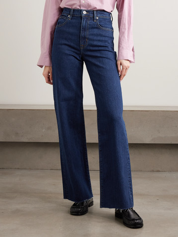 SLVRLAKE Grace high-rise wide-leg jeans