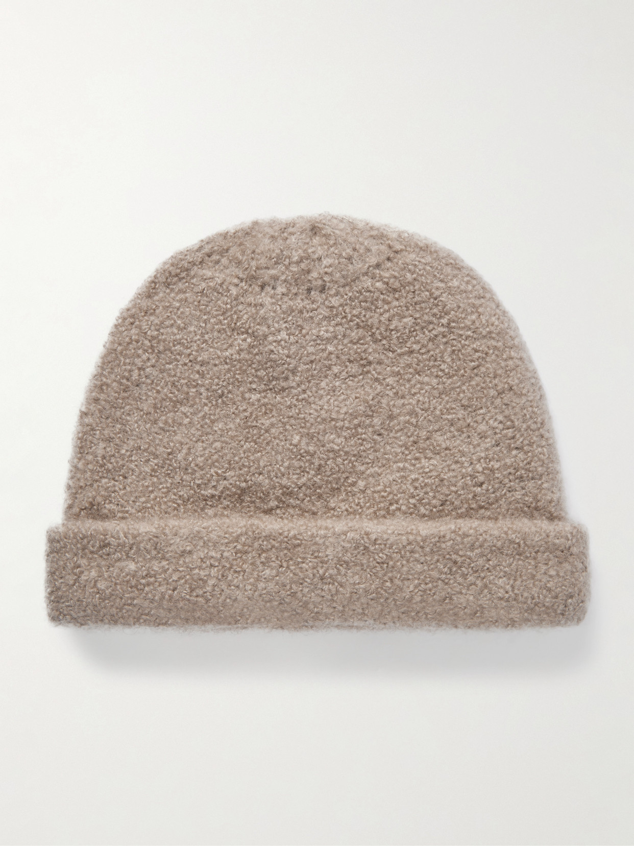 Arch4 Blaine Cashmere-blend Bouclé Beanie In Brown