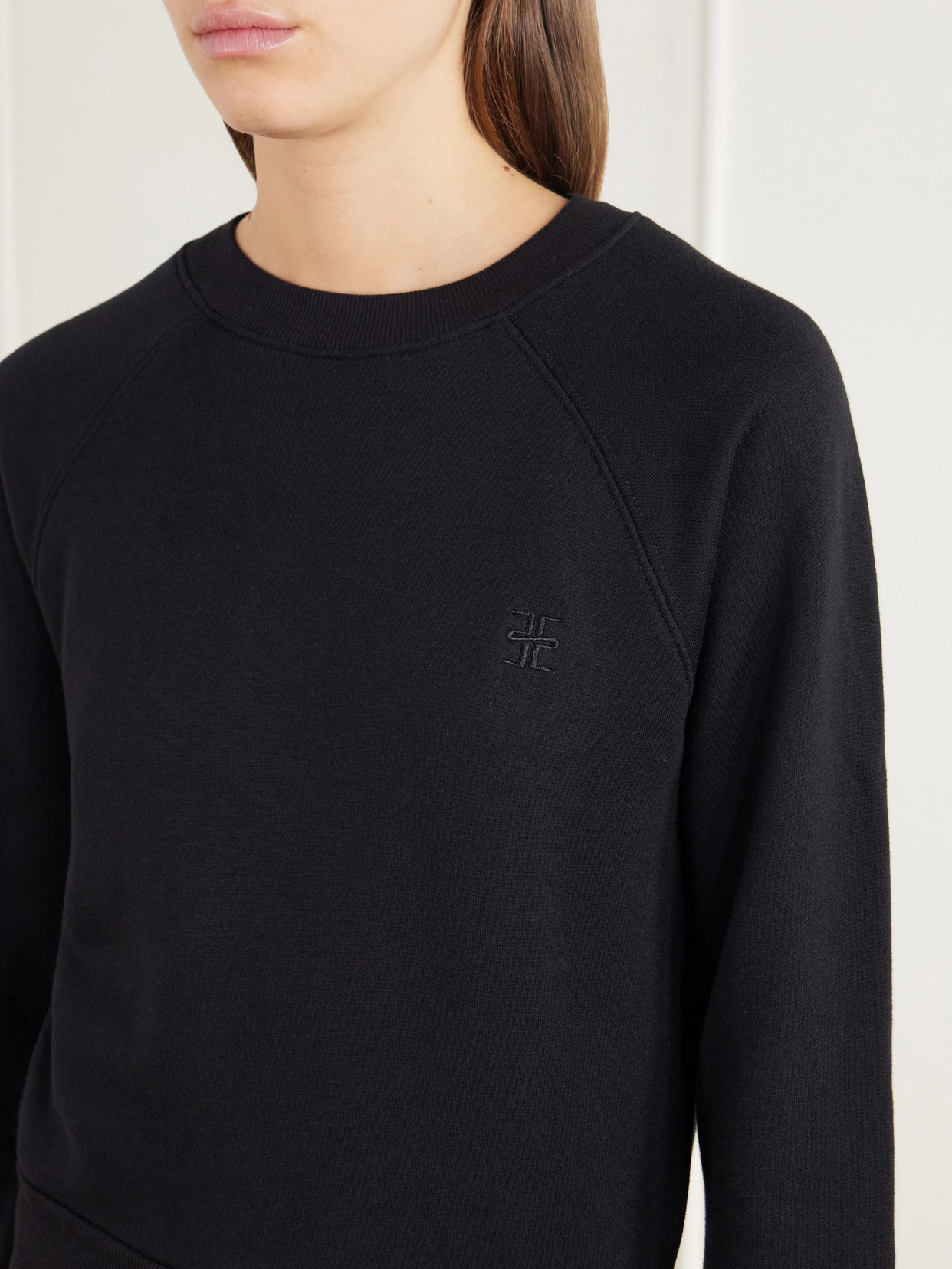 Éterne - Embroidered Cotton And Modal-Blend Jersey Sweatshirt