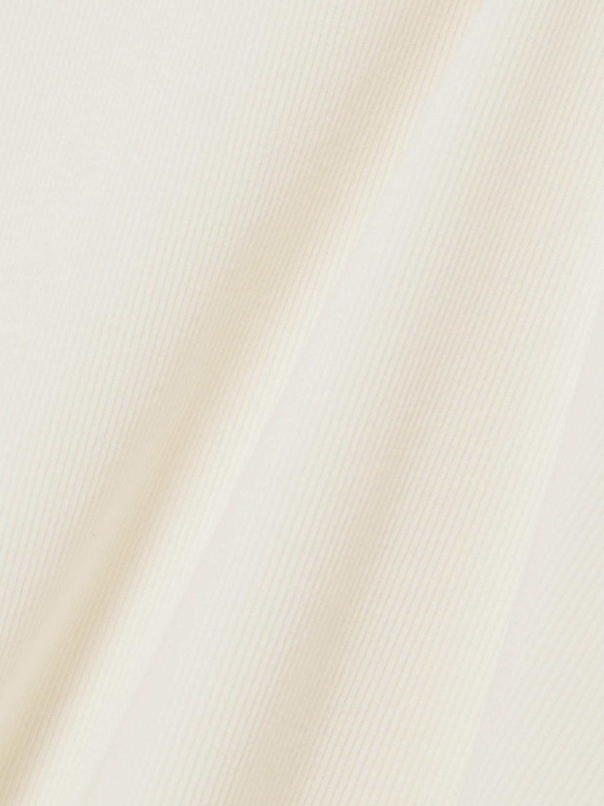 Éterne Ribbed Stretch Cotton And Modal-blend Top In Cream