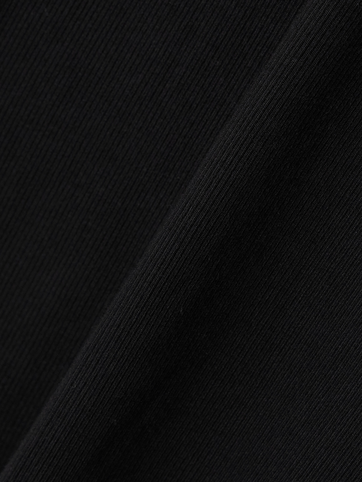 Éterne Ribbed Jersey T-shirt In Black