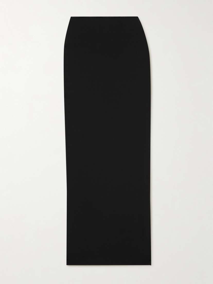ÉTERNE Emma Matte Stretch-jersey Maxi Skirt