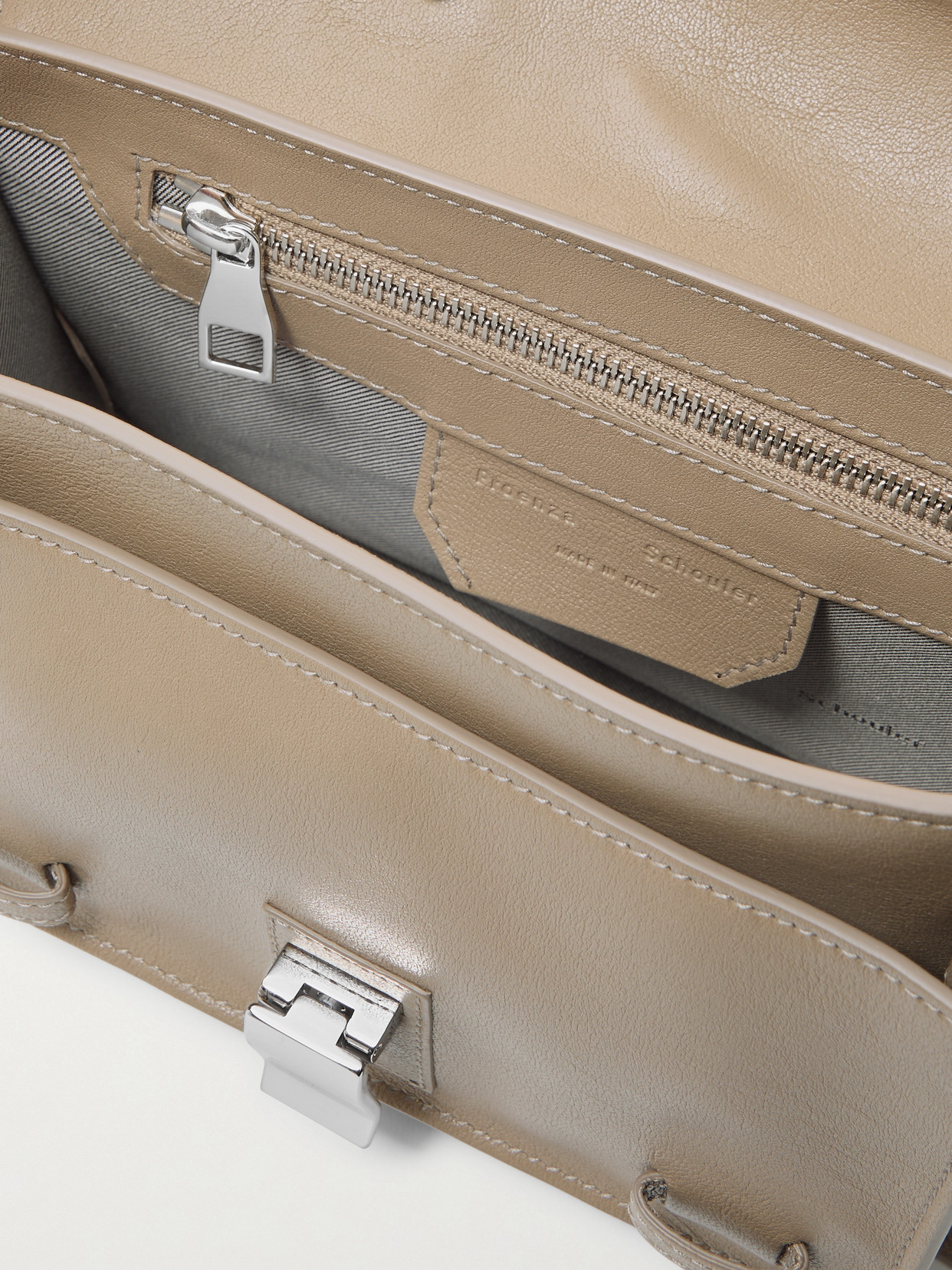 Proenza Schouler Ps1 Tiny Lux Tote Bag In Brown