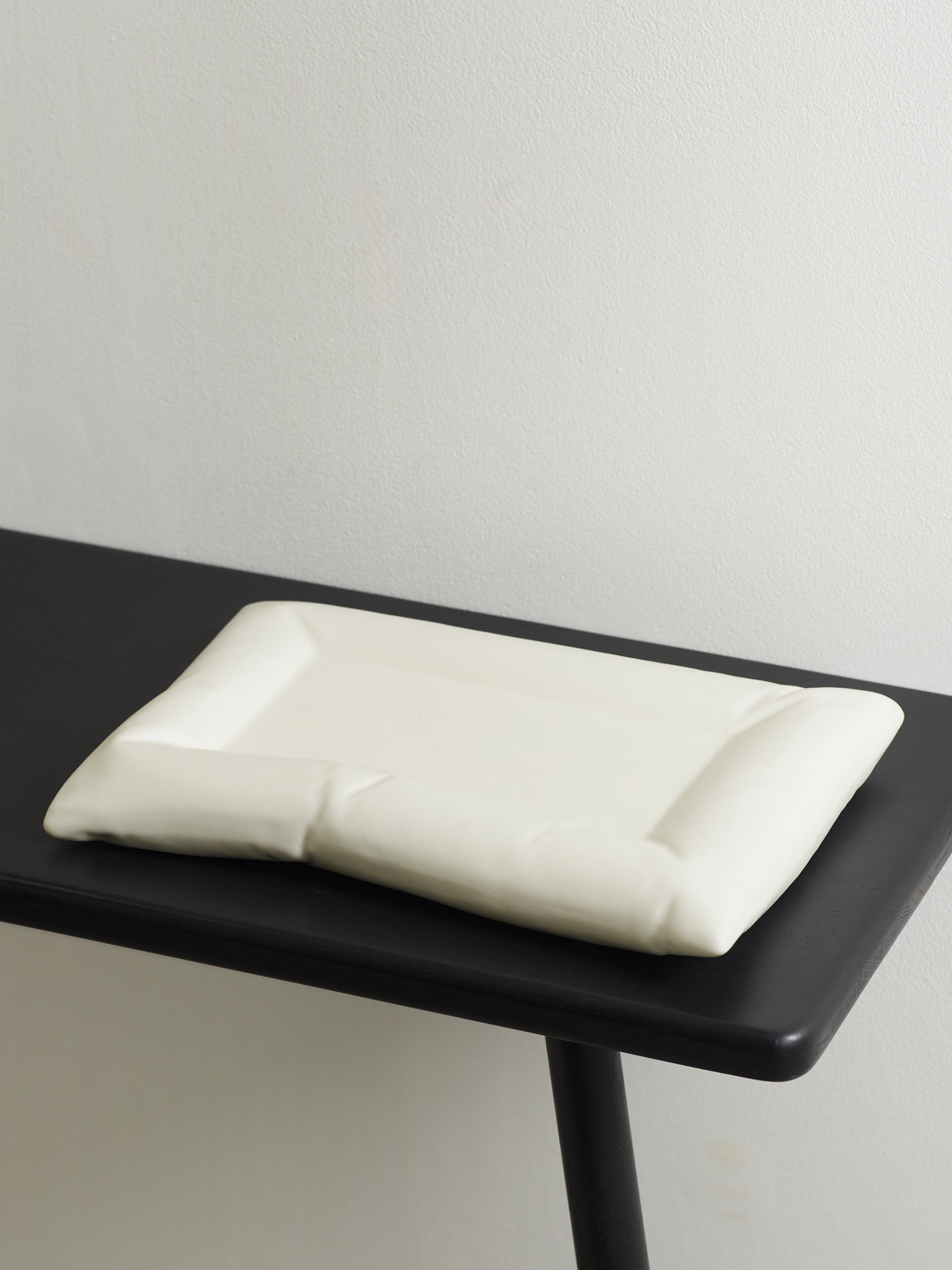 Completedworks Cushion Large Ceramic Tray In White