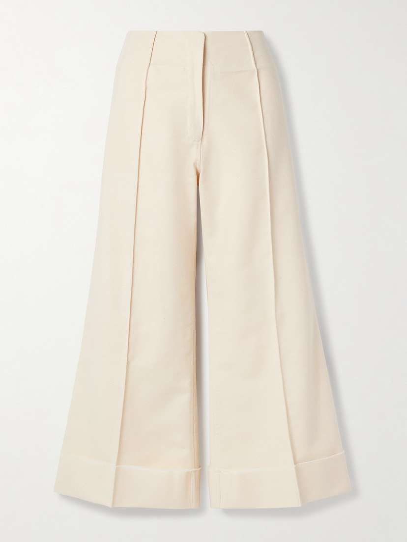 Thank You Have A Good Day Pierrot Cotton Flared Pants