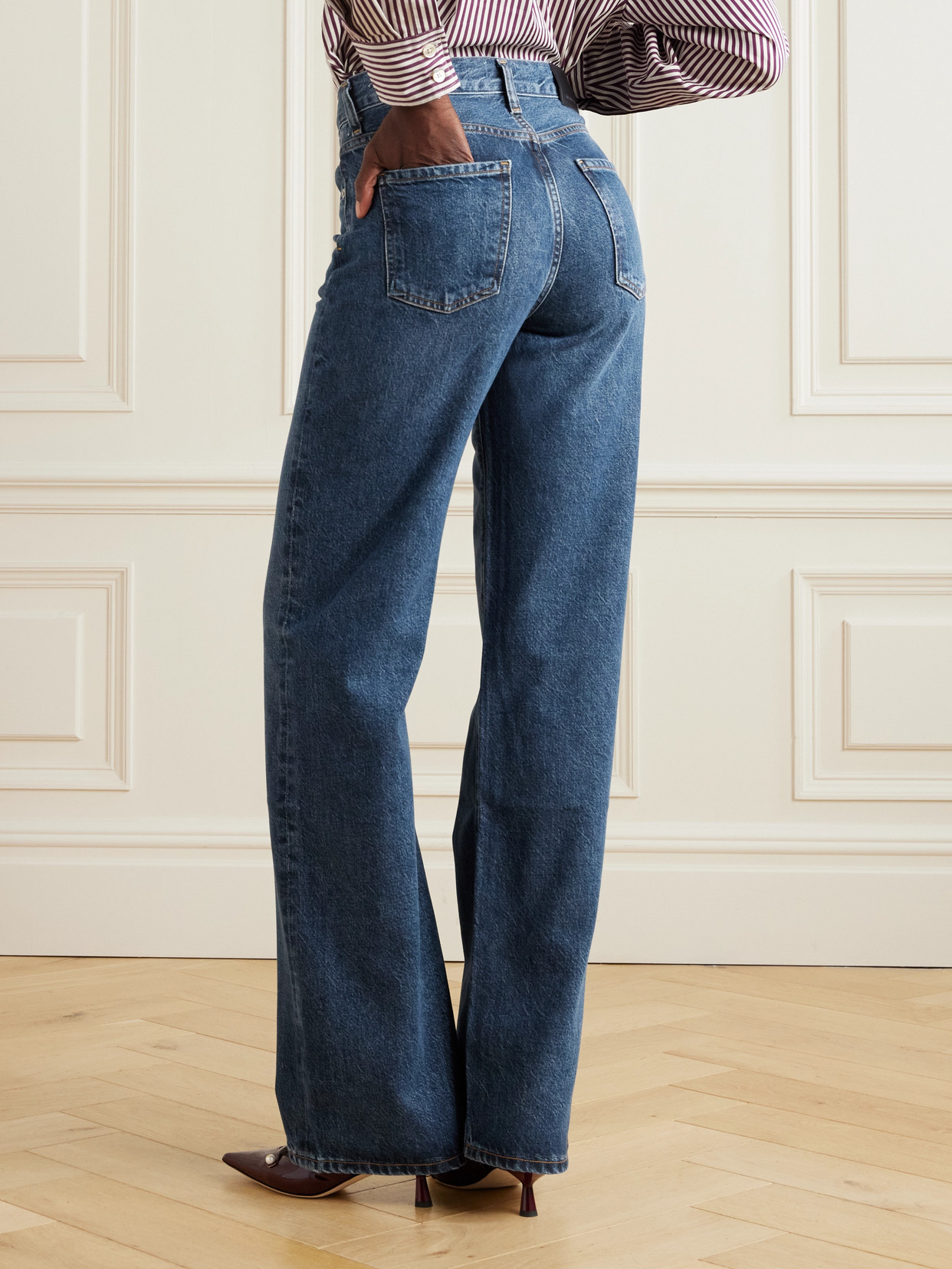 Citizens Of Humanity Annina High-rise Wide-leg Jeans In Blue