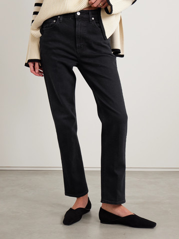 Citizens Of Humanity Zurie Ankle cropped high-rise straight-leg organic jeans