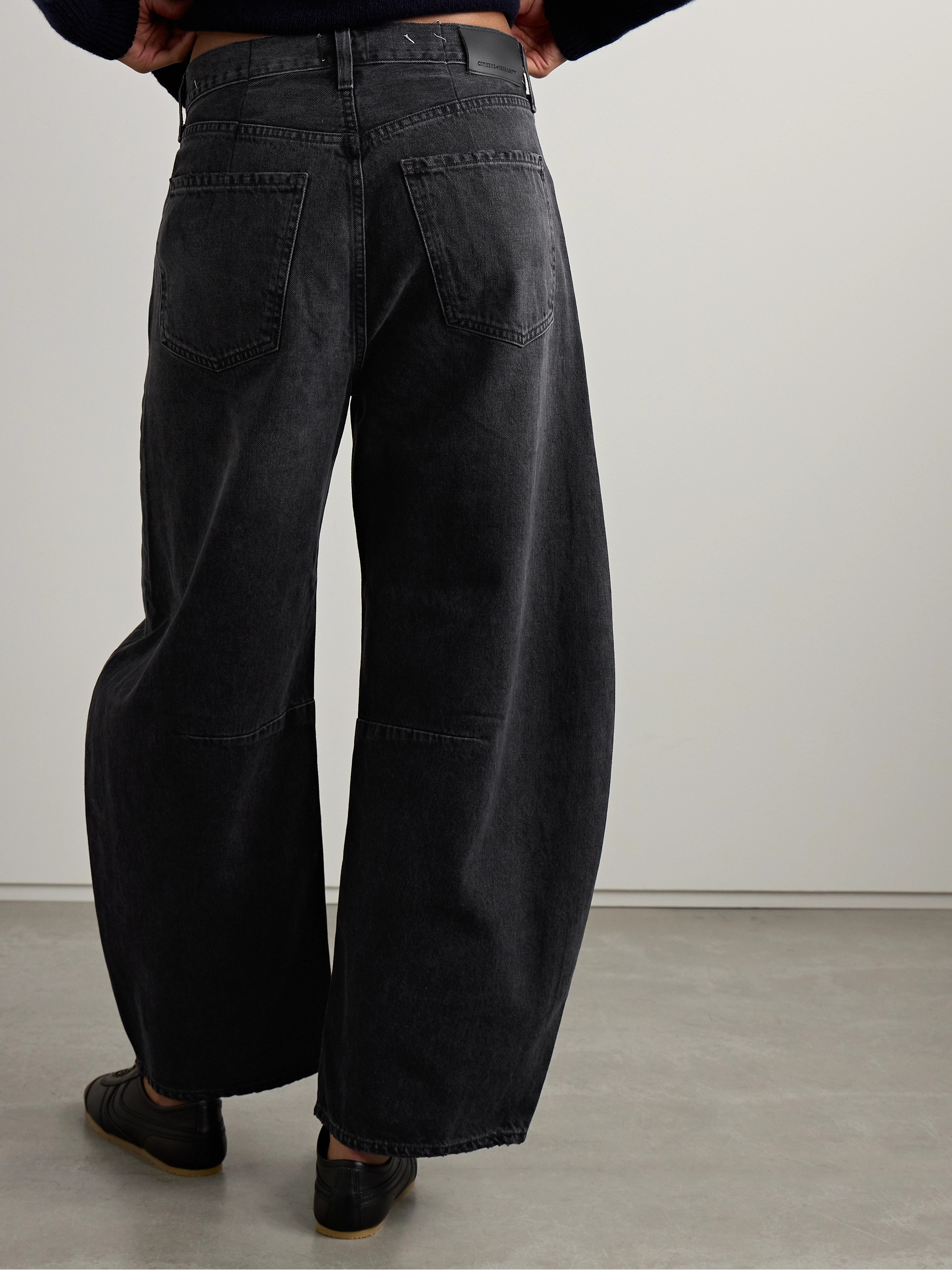 Citizens of humanity HORSESHOE JEAN ブラック Citizens of Humanity Horseshoe High Rise Jeans in Andreas
