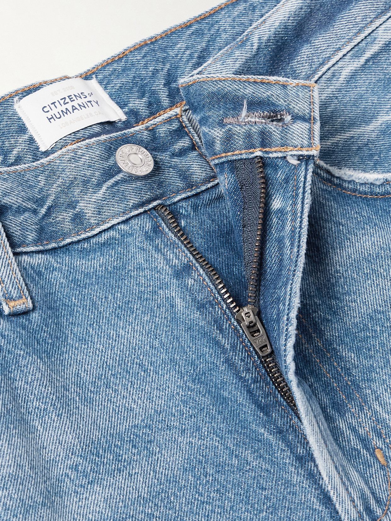 Citizen Of Humanity Citizens Of Humanity Womens Pacifica Miro Barrel-leg Relaxed-fit High-rise Denim Jeans In Blue