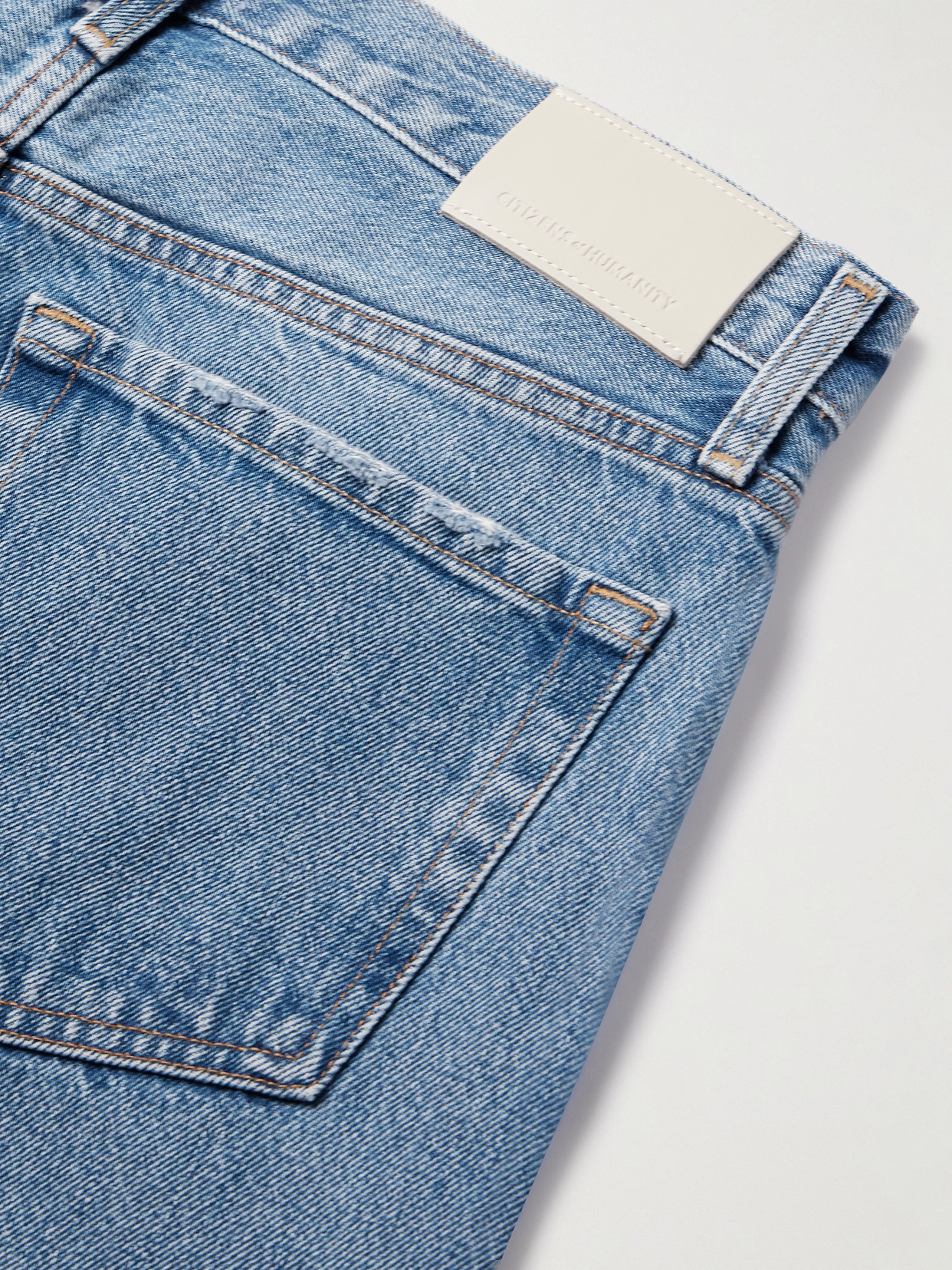 Citizen Of Humanity Citizens Of Humanity Womens Pacifica Miro Barrel-leg Relaxed-fit High-rise Denim Jeans In Blue