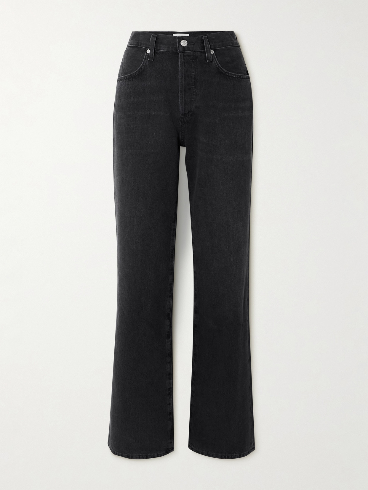 Citizens Of Humanity Annina Organic Wide-leg Jeans In Black