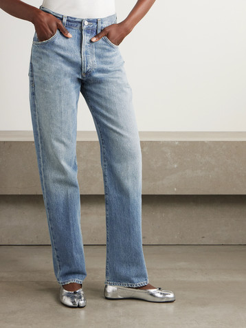 Citizens Of Humanity Baretta high-rise straight-leg organic jeans