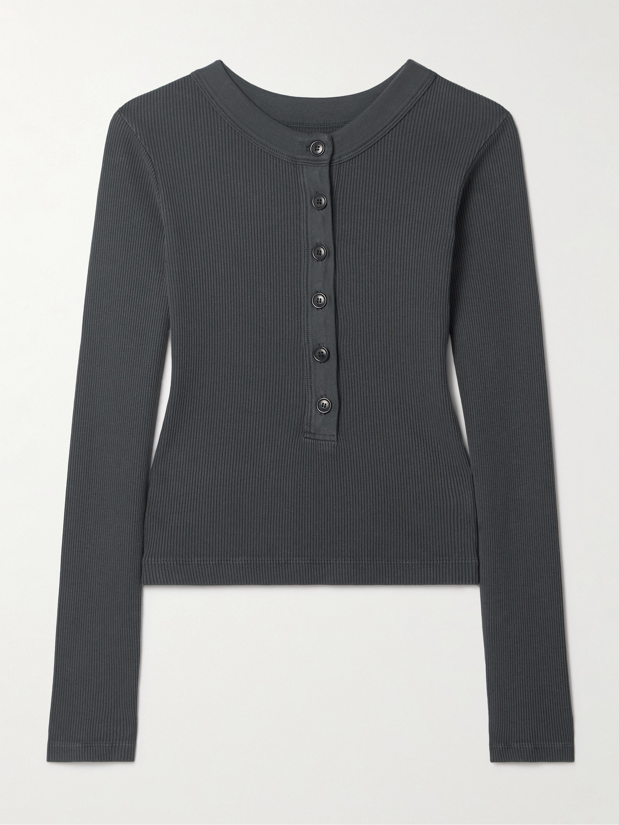 Citizens Of Humanity Varra ribbed jersey Henley top thumbnail