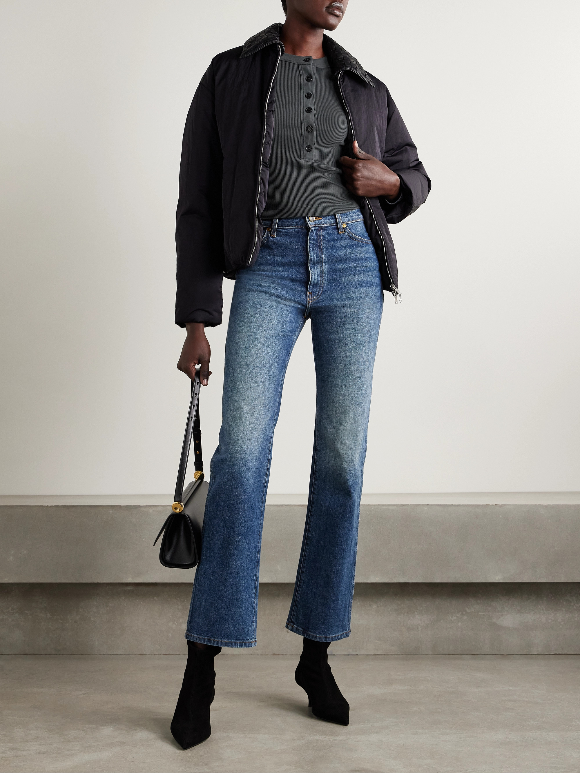 Citizens Of Humanity Varra ribbed jersey Henley top thumbnail