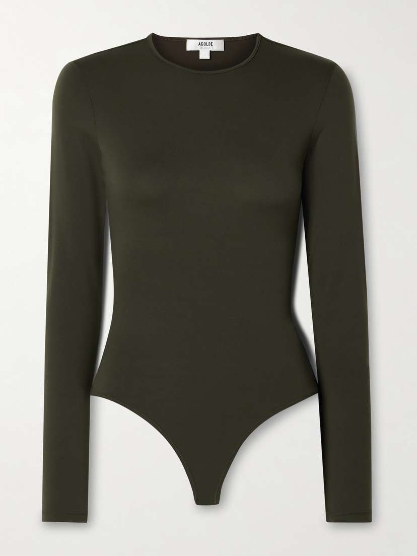 AGOLDE Aura Stretch-jersey Thong Bodysuit